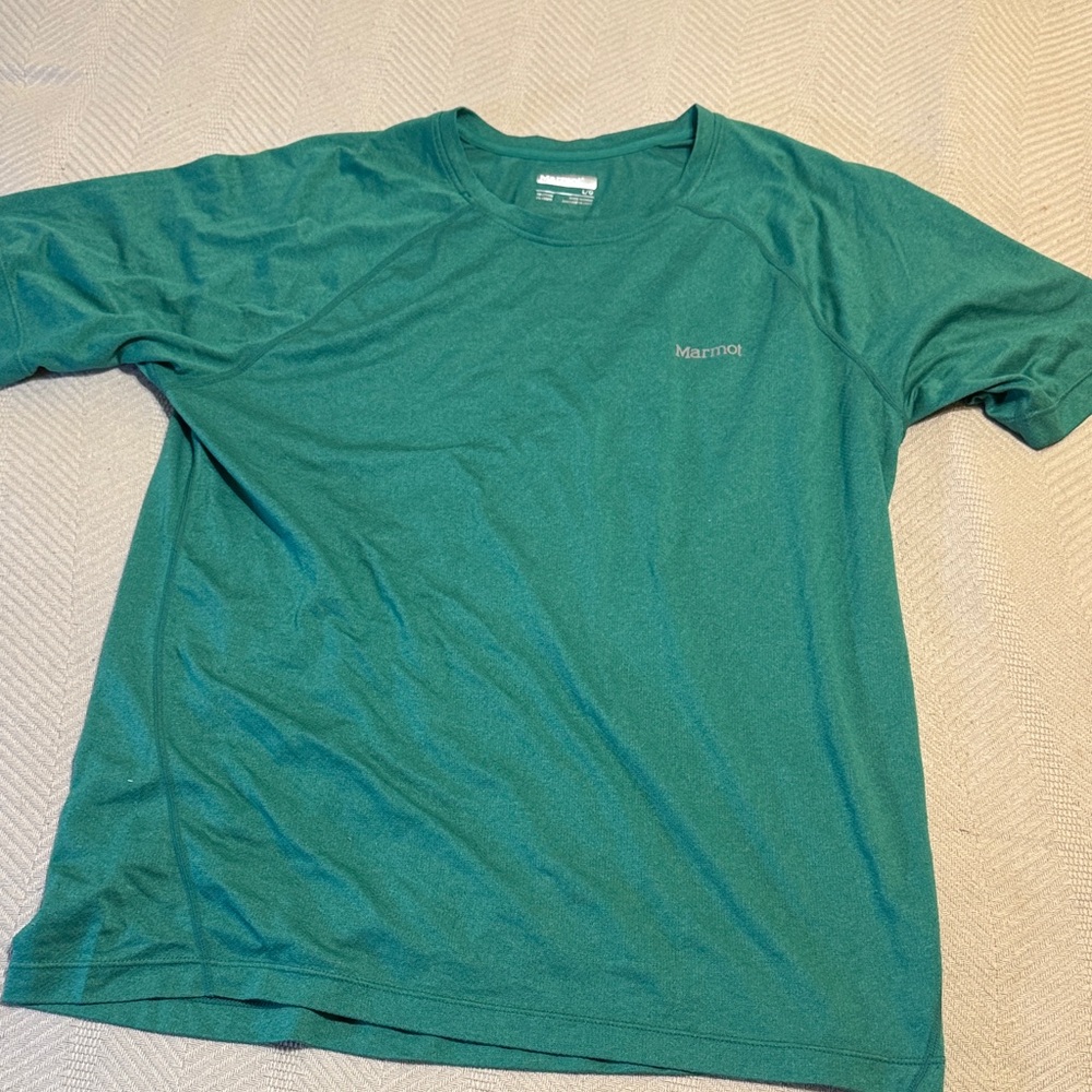Marmot Men's Teal Short Sleeve Tee
